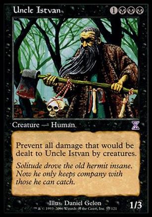 Magic the Gathering: Time Spiral (Timeshifted Subset) card 51 Uncle Istvan