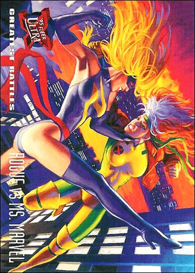 1995 Fleer Ultra X-Men (Base Set) card 137 Rogue vs Ms. Marvel