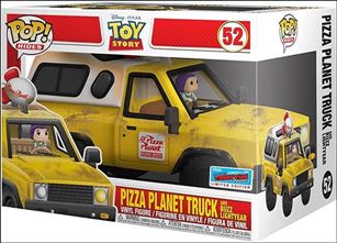 POP! Rides figure 52 Pizza Planet Truck and Buzz Lightyear NYCC 2018