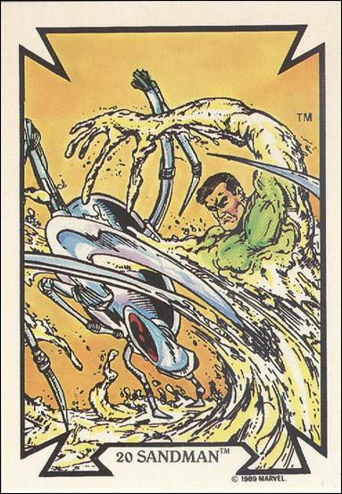 Todd McFarlane Super Heroes: Series 1 (Base Set) card 20 Sandman