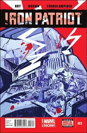 Iron Patriot issue 3 Garry Brown Cover