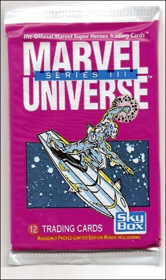Marvel Universe: Series 3 card 2 Sealed Pack (Silver Surfer Wrapper)