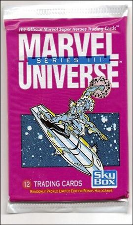 Marvel Universe: Series 3 card 2 Sealed Pack (Silver Surfer Wrapper)