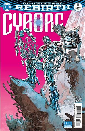 Cyborg (2016) issue 14-B Carlos D'Anda Cover