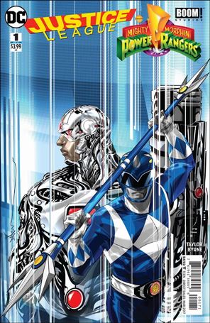 Justice League/Power Rangers issue 1-C Dustin Nguyen Cover