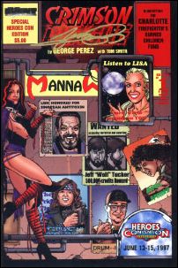 Crimson Plague issue 1-B George Perez Heroes Convention Cover