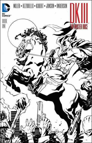 Dark Knight III: The Master Race issue 1-PG Aaron Lopresti Vault Collectibles B&W Cover