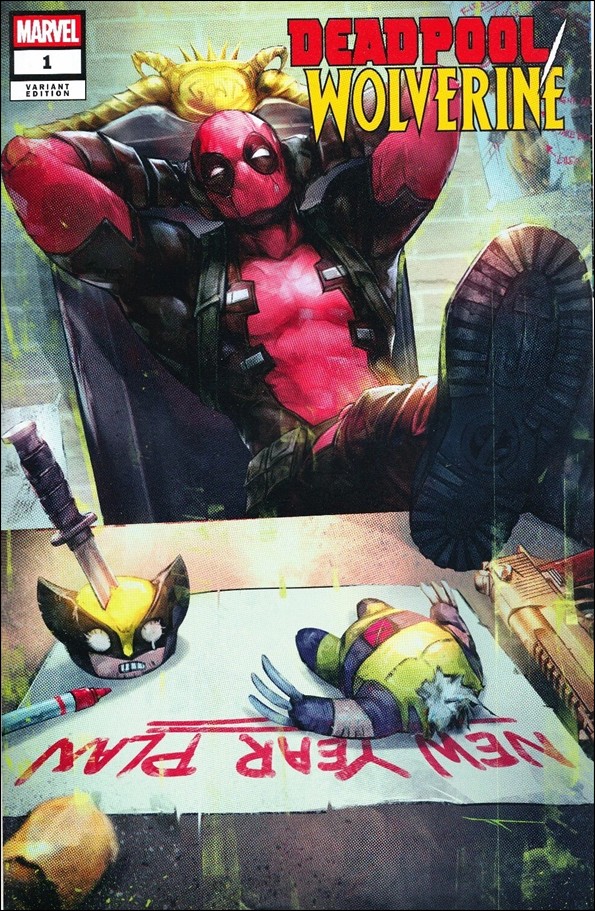 Deadpool / Wolverine (2025) issue 1-L Retailer Exclusive Ivan Tao Trade Dress Cover