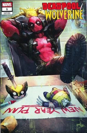 Deadpool / Wolverine (2025) issue 1-L Retailer Exclusive Ivan Tao Trade Dress Cover