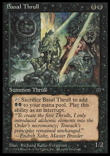 Magic the Gathering: Fallen Empires (Base Set) card 34-C Basal Thrull