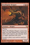 Magic the Gathering: Shadowmoor (Base Set) card 98 Knollspine Dragon