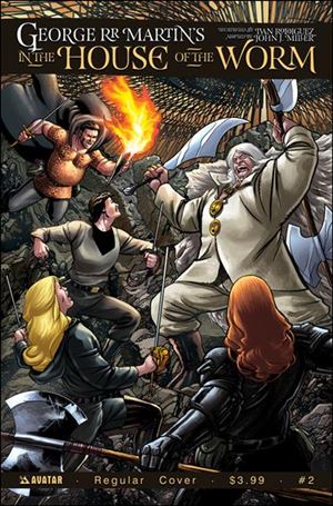George R.R. Martin's In the House of the Worm issue 2 Standard Cover
