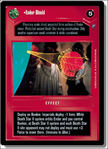 Star Wars: Death Star II Limited (Base Set) card 33 Endor Shield