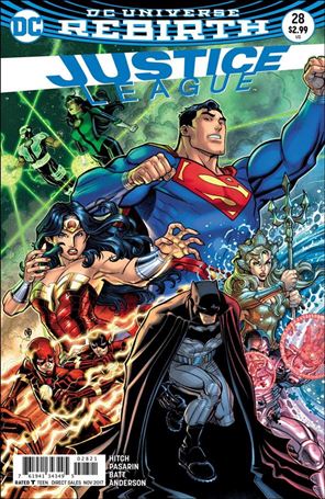 Justice League (2016) issue 28-B Nick Bradshaw Cover