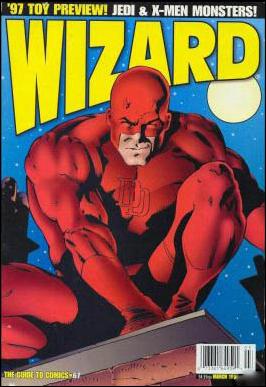 Wizard: The Guide to Comics issue 67-B Cary Nord Daredevil Cover
