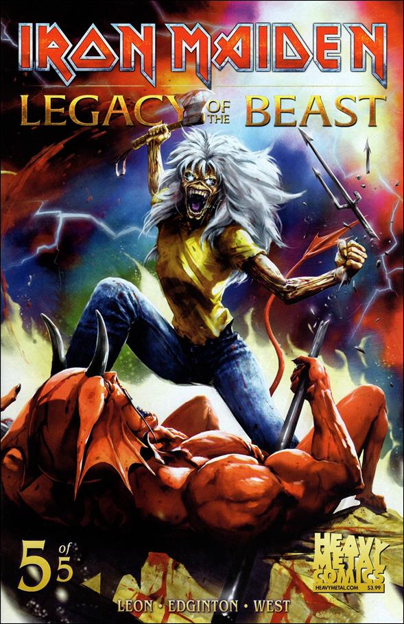 Iron Maiden Legacy of the Beast issue 5 Santi Casas Cover