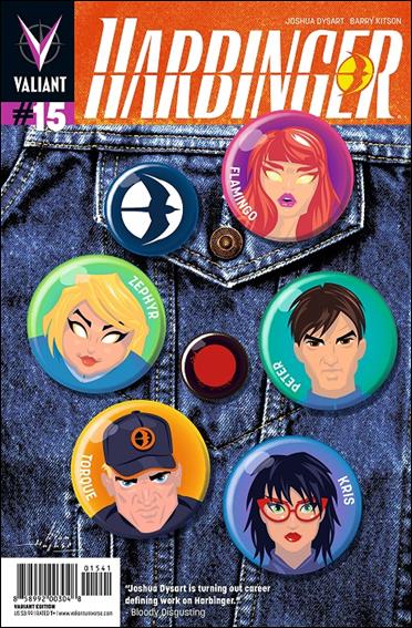 Harbinger (2012) issue 15-D Rian Hughes 1:50 Cover