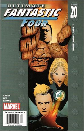 Ultimate Fantastic Four issue 20-B Newsstand Edition / Price Variant