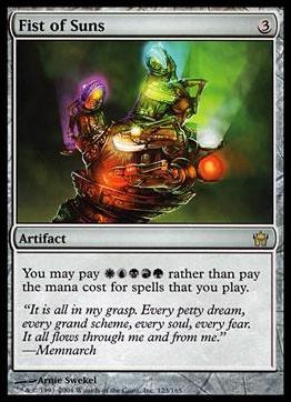 Magic the Gathering: Fifth Dawn (Base Set) card 123 Fist of Suns