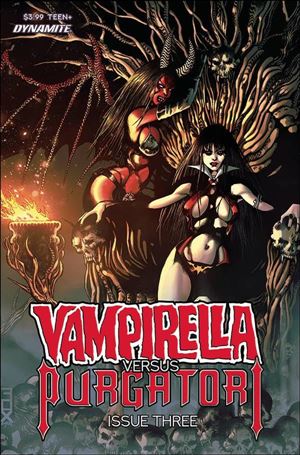 Vampirella vs Purgatori issue 3-C Russell Fox Cover