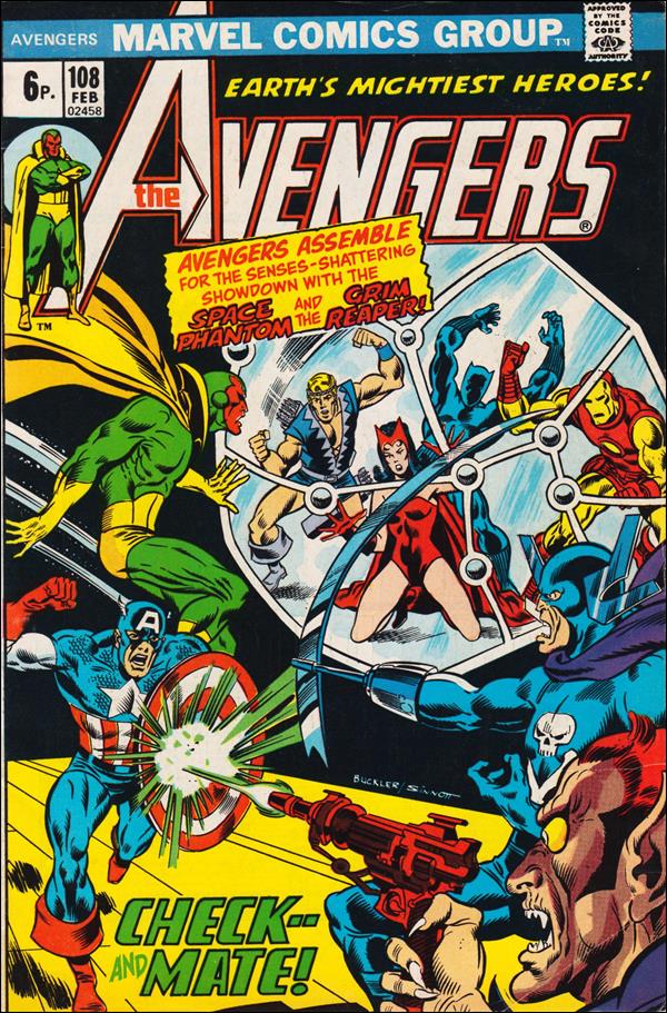 Avengers (1963) issue 108-B UK Price Cover