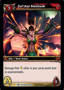 World of Warcraft: March of the Legion (Base Set) card 211 Zul'that Steeltusk