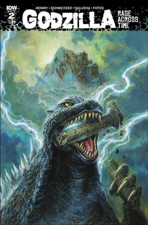 Godzilla: Rage Across Time issue 2 Bob Eggleton Cover