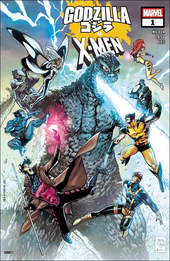 Godzilla vs. X-Men issue 1 Tony S. Daniel Cover