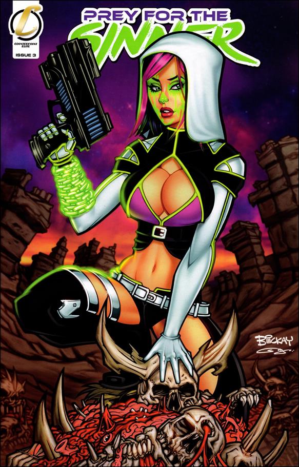 Prey for the Sinner issue 3-D Bill McKay Cover