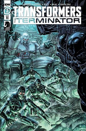Transformers vs the Terminator issue 3-C Freddie Williams II 1:10 Cover