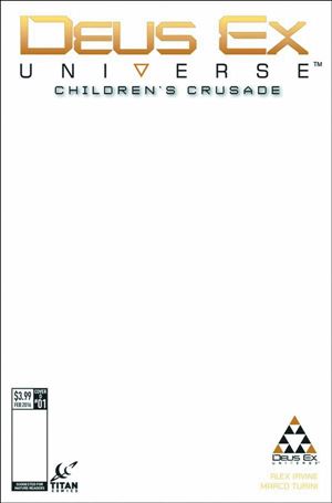 Deus Ex: Children's Crusade issue 1-D Blank/Sketch Cover