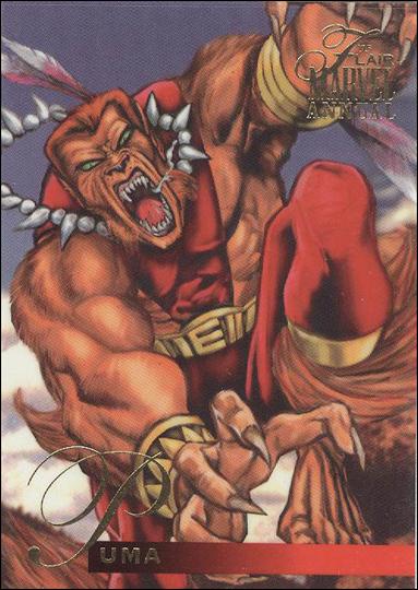 Marvel Annual Flair '95 (Base Set) card 63 Puma