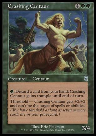 Magic the Gathering: Odyssey (Base Set) card 235 Crashing Centaur