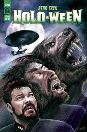 Star Trek: Holo-ween issue 2-B J.K. Woodward Cover