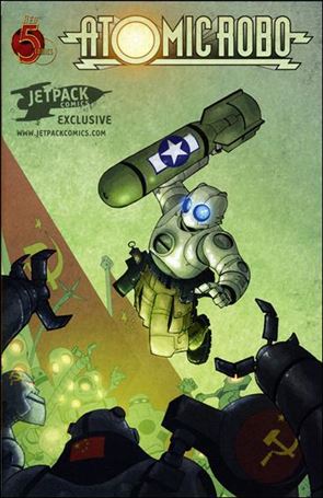 Atomic Robo / Neozoic Free Comic Book Day 2008 issue nn-B Jetpack Comics Cover 1/900