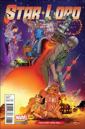 Star-Lord (2016) issue 6-C Javier Garron The Story Thus Far... Cover