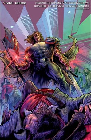 Resurgence of the Valiant Universe issue 3-D Guillermo Fajardo Virgin Cover