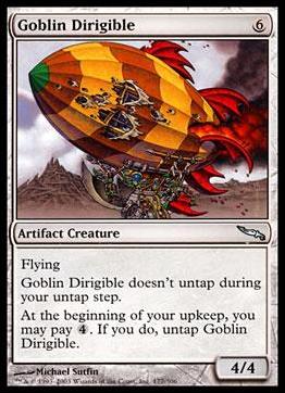 Magic the Gathering: Mirrodin (Base Set) card 177 Goblin Dirigible