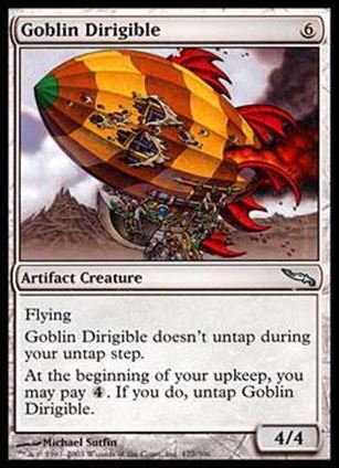 Magic the Gathering: Mirrodin (Base Set) card 177 Goblin Dirigible