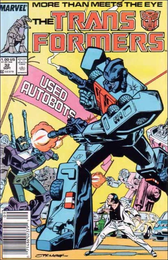 Transformers (1984) issue 32-B Newsstand Cover