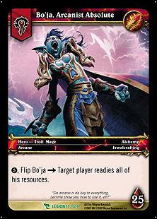 World of Warcraft: March of the Legion (Oversized Hero Subset) card 11 Bo'ja, Arcanist Absolute
