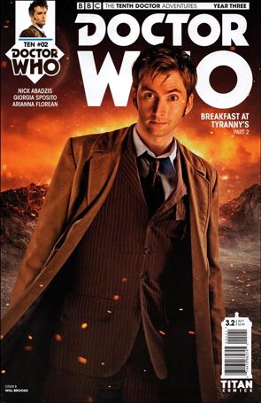 Doctor Who: The Tenth Doctor Year Three issue 2-B Will Brooks Photo Subscription Cover