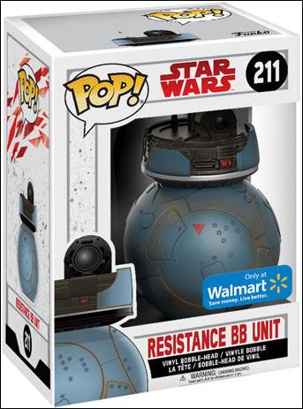 POP! Star Wars figure 211 Resistance BB Unit Walmart Exclusive