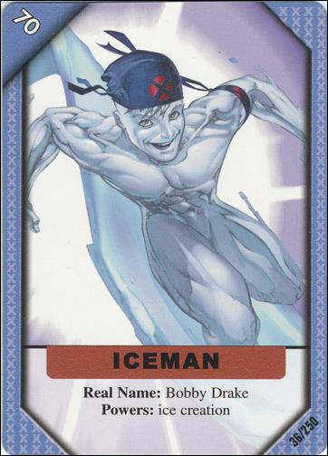 Marvel ReCharge: Inaugural Edition (Base Set) card 36 Iceman