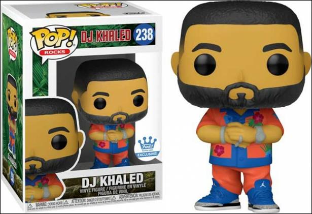 Pop! Rocks figure 238 DJ Khaled (Funko Shop Exclusive)