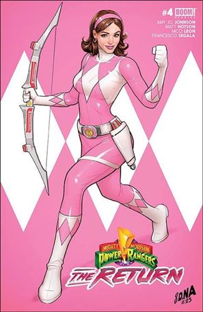 Mighty Morphin Power Rangers: The Return issue 4-B David Nakayama Cover