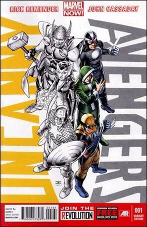 Uncanny Avengers (2012) issue 1-J John Cassaday Team Uncanny Cover