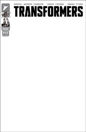 Transformers (2023) issue 15-G Blank Sketch Cover