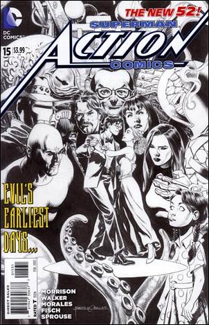 Action Comics (2011) issue 15-E Rags Morales 1:100 Sketch Cover