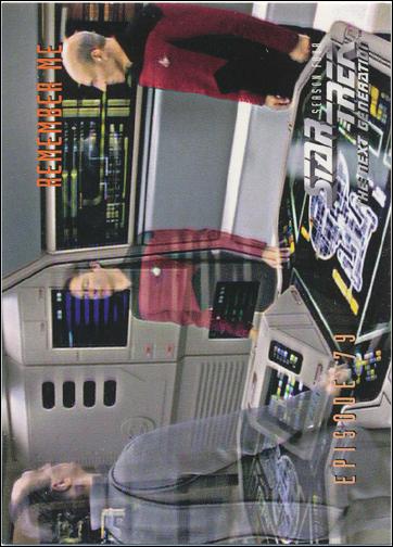 Star Trek: The Next Generation - The Episode Collection Season Four (Base Set) card 336 Remember Me, Episode 79C
